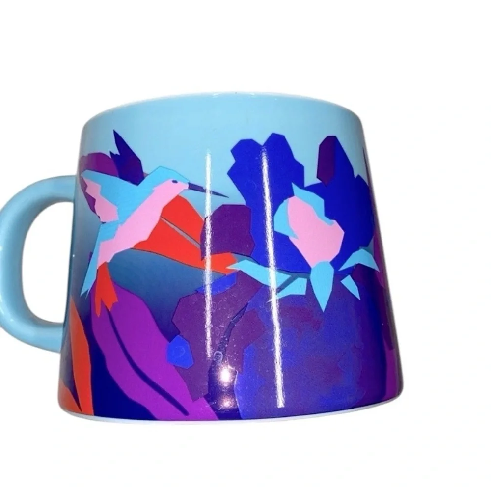 Starbucks 2023 hummingbird spring coffee mug discontinued 14 ounce